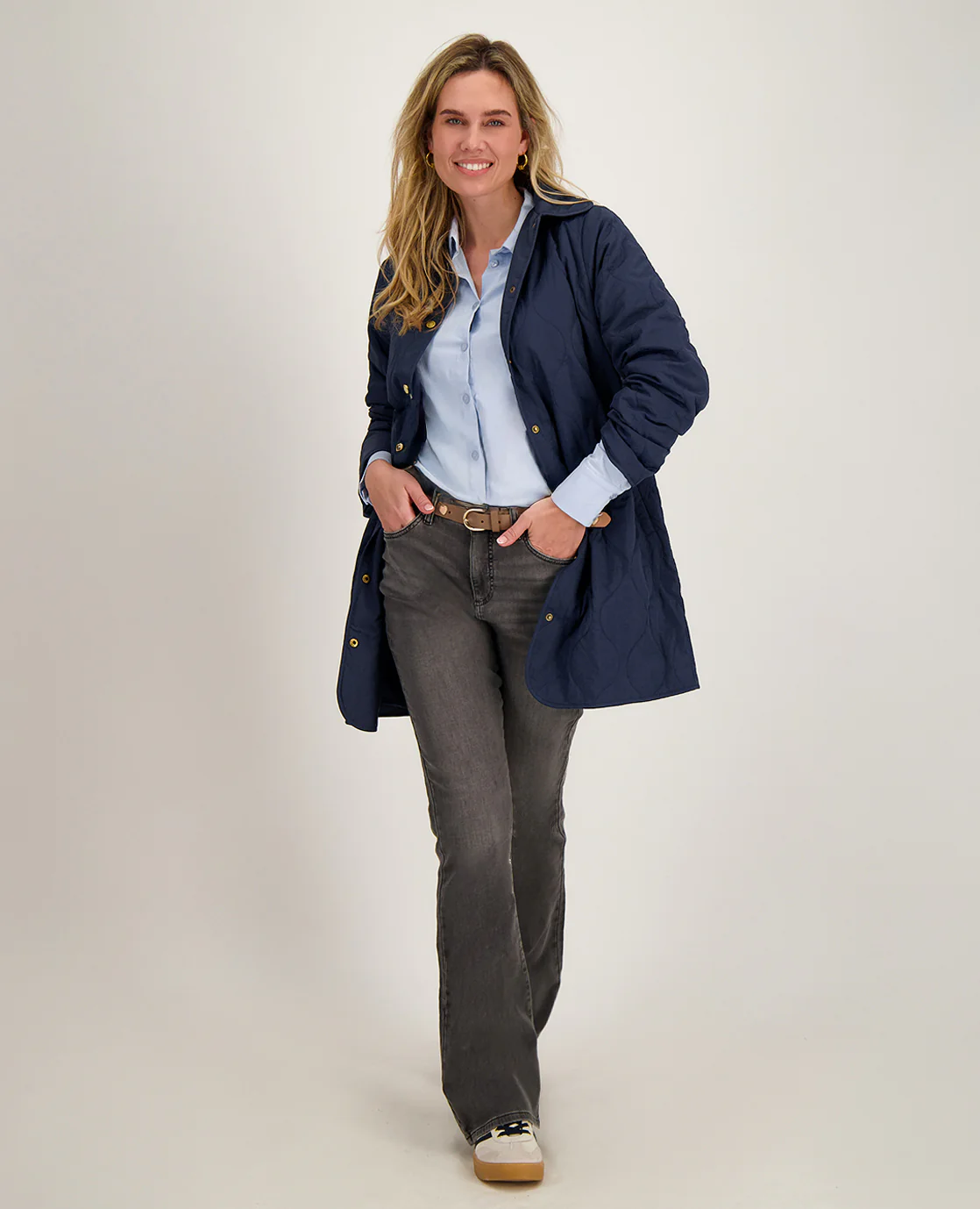 Pant Daisy Jogg Denim | Medium Grey Denim - Image 5