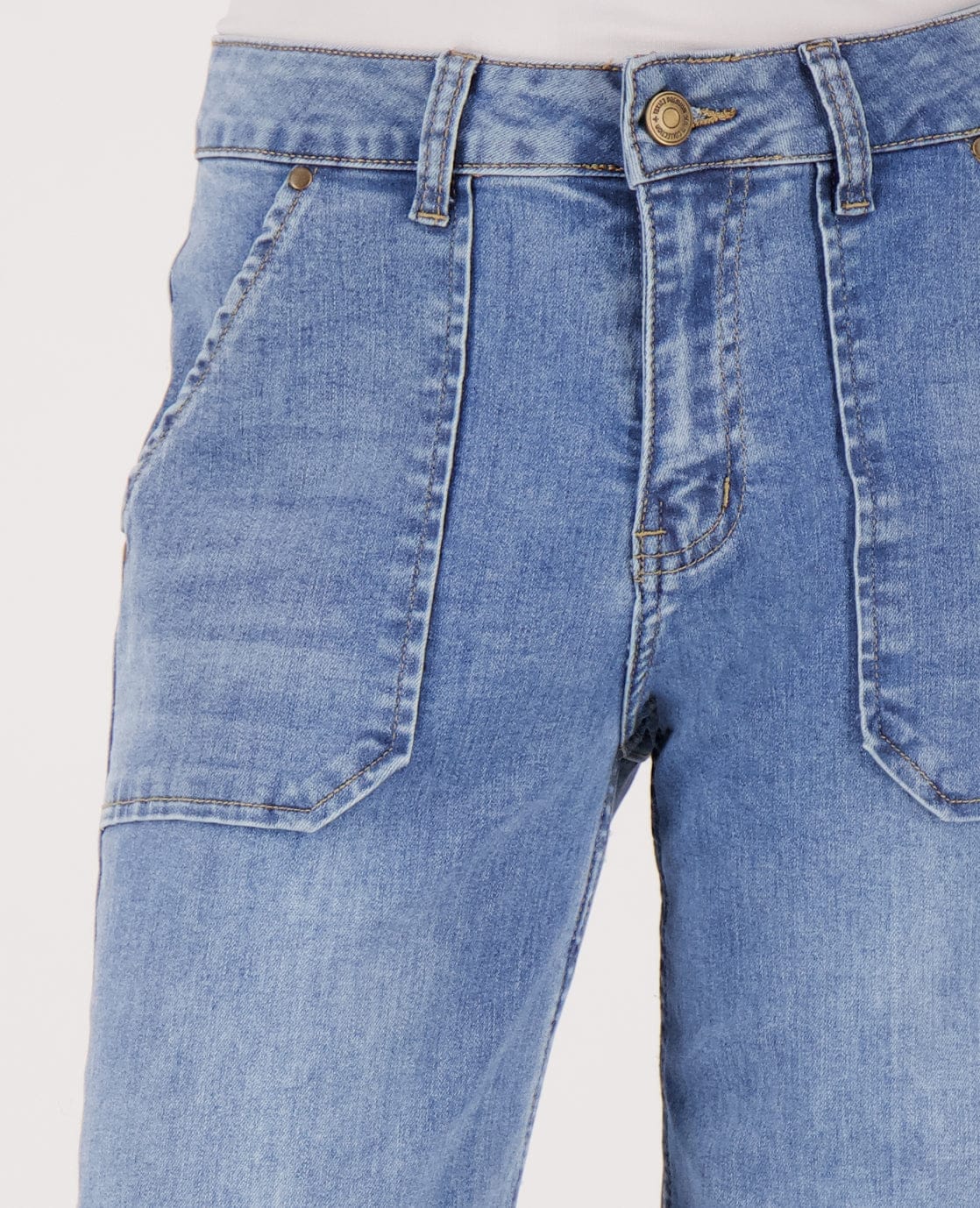 Pant Denim Stretch | Medium Blue - Image 3
