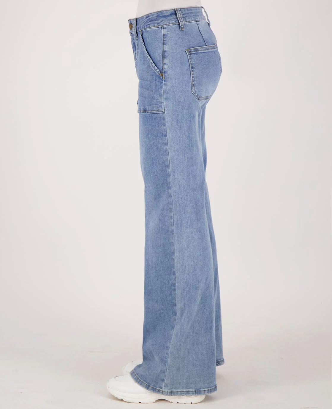 Pant Denim Stretch | Medium Blue - Image 4