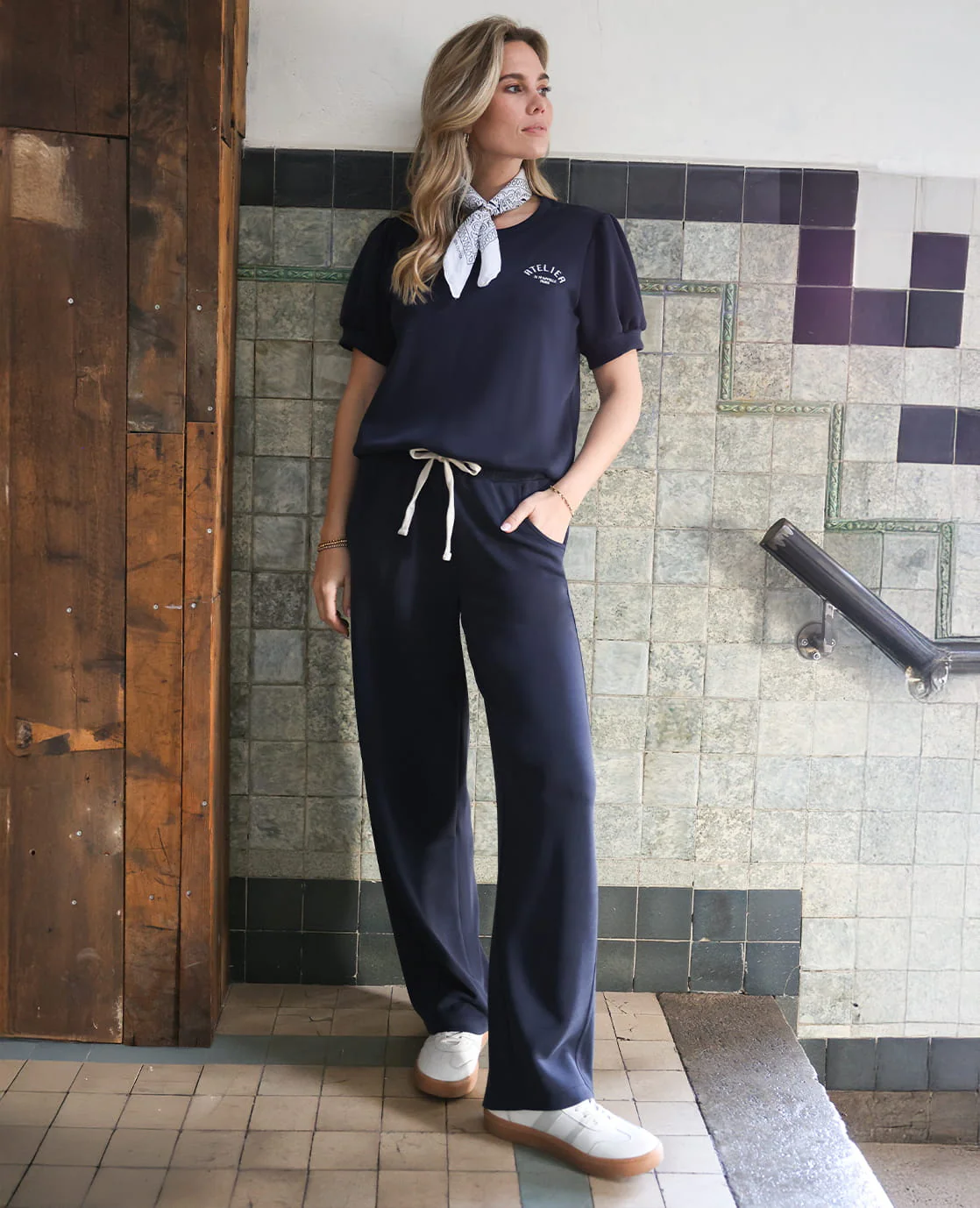 Pant Emy | Donkerblauw