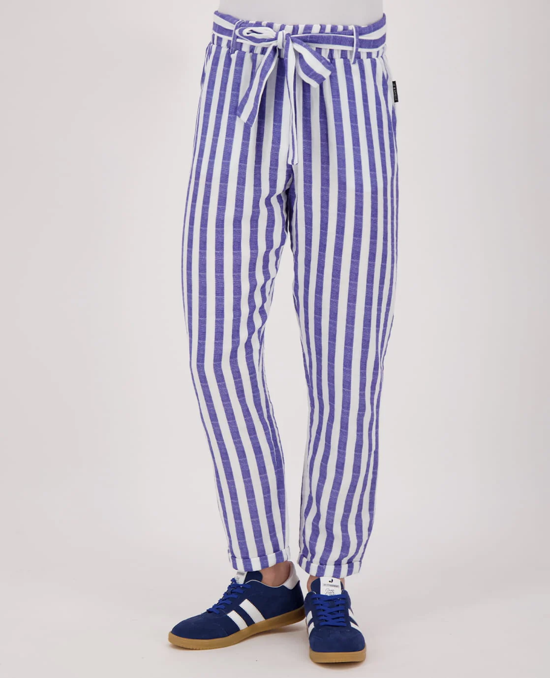 Pant Fancy Élégant 7/8 | Wit/Deep Marine - Image 3