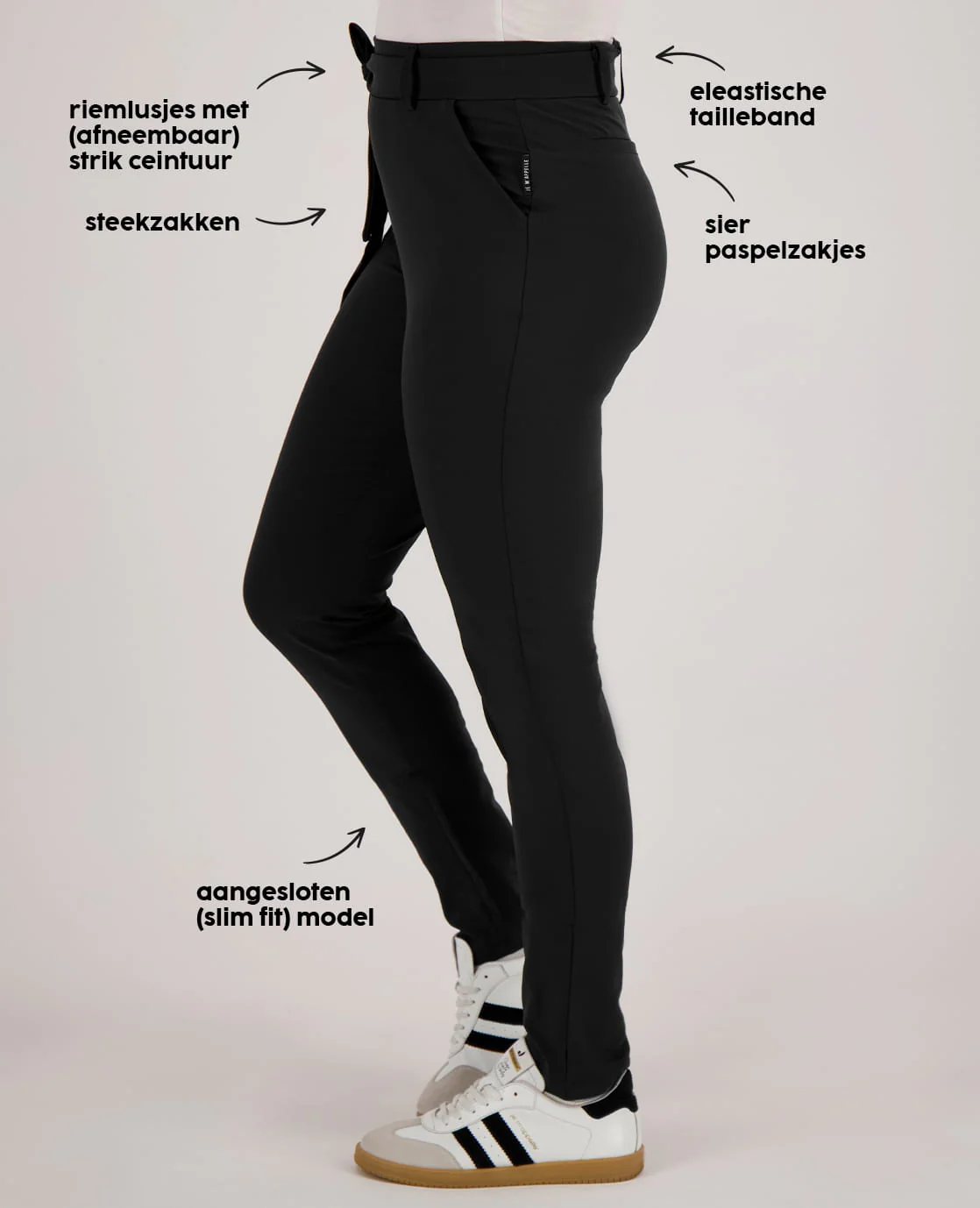 Pant Fancy Travel ++ | Zwart - Image 4