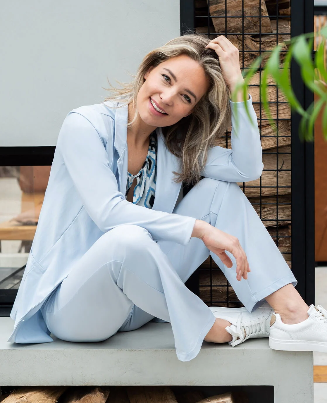 Pant Faye Travel | Ice Blue - Image 11