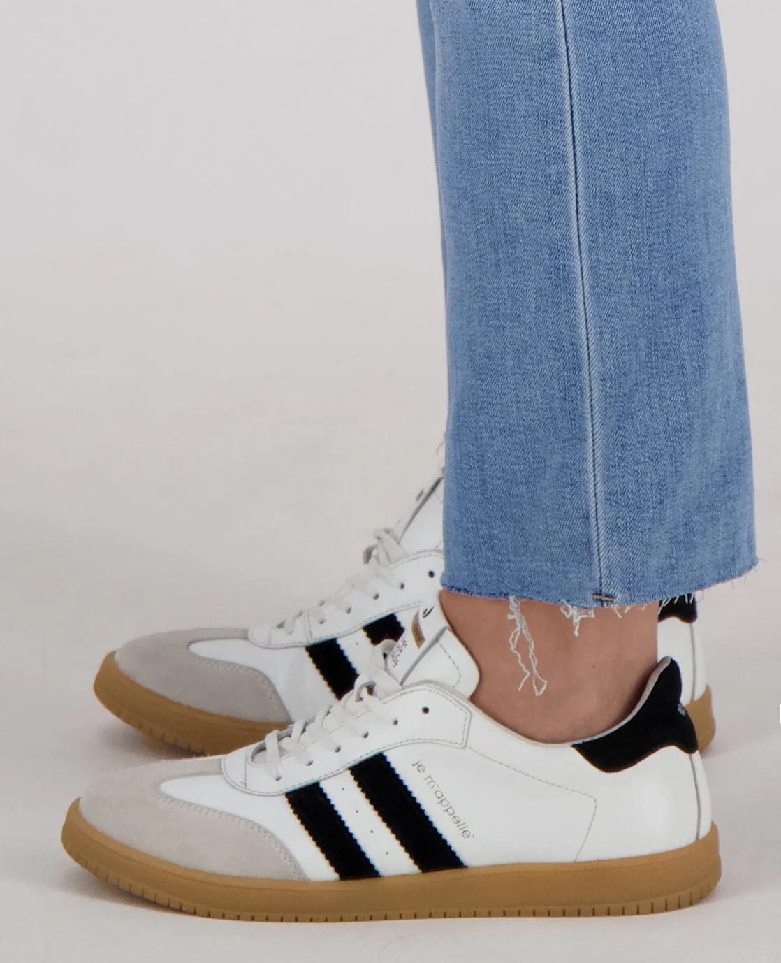 Pant Flare 7/8 Stretch Denim | Medium Denim Blue - Image 7