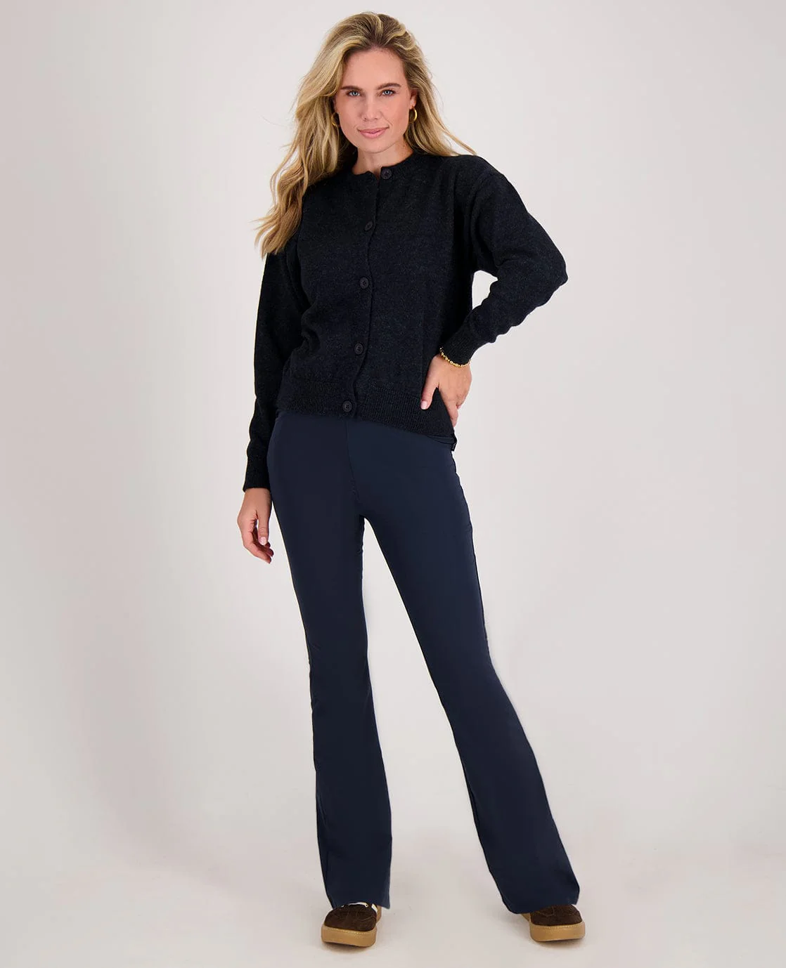 Pant Flare Amber Travel | Donkerblauw - Image 7