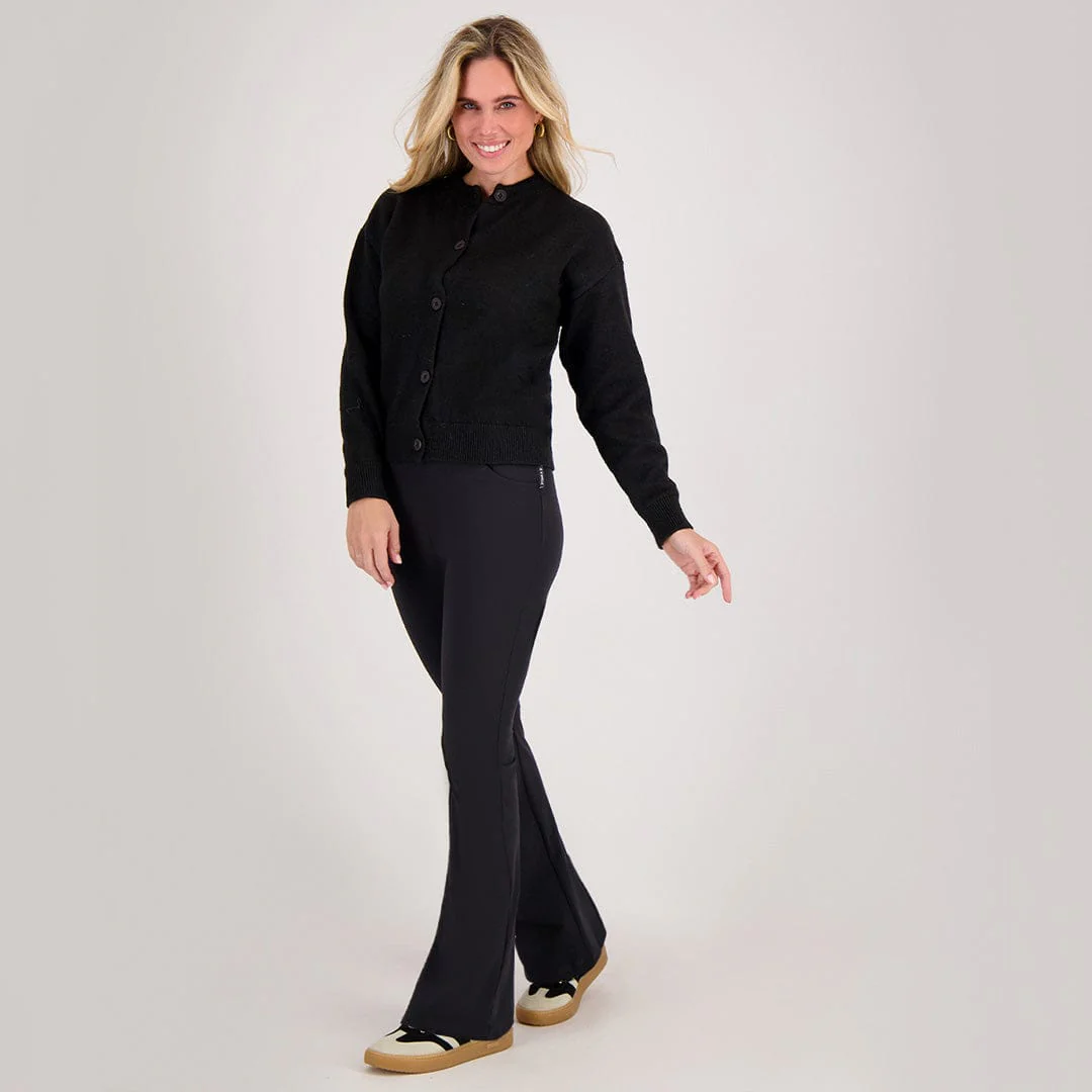 Pant Flare Amber Travel | Zwart - Image 7