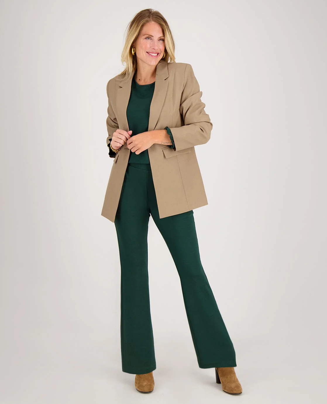 Pant Flare | Bottle Green - Image 6