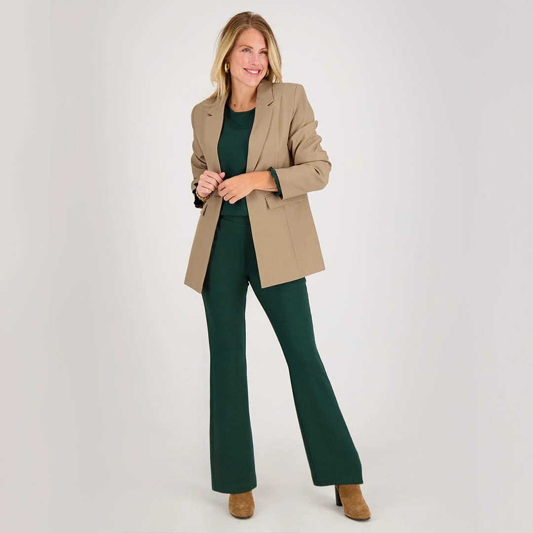 Pant Flare | Bottle Green - Image 9