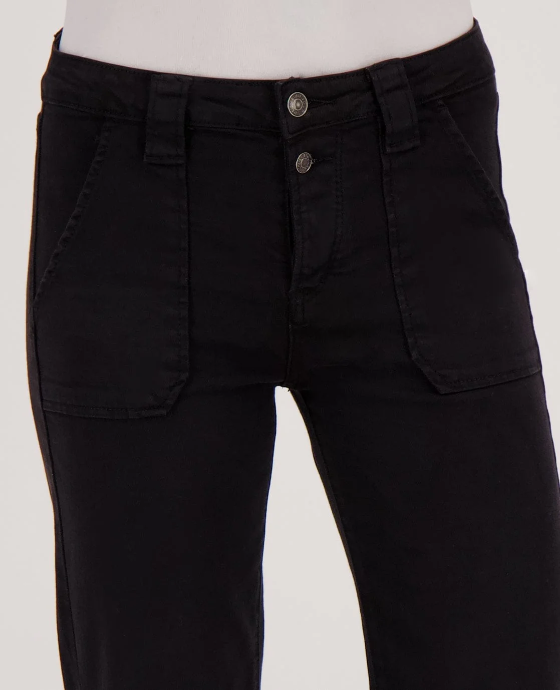 Pant Flare Denim | Zwart - Image 3