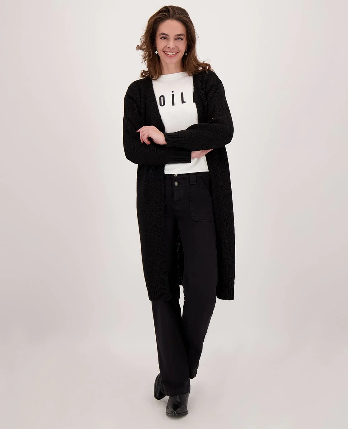 Pant Flare Denim | Zwart - Image 5