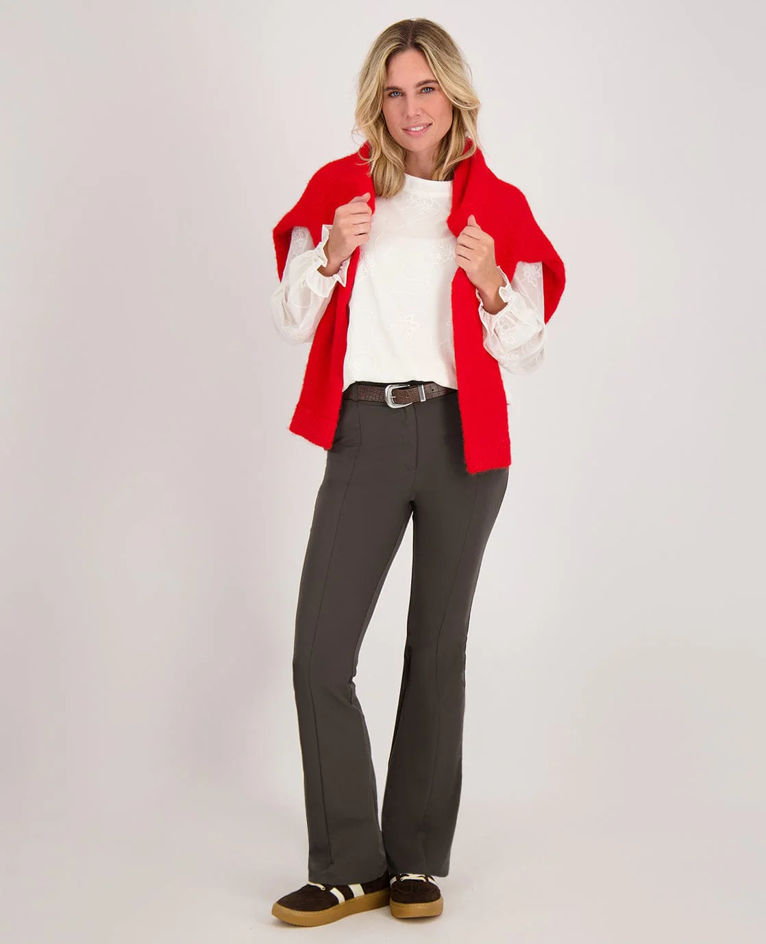 Pant Lyon Flare Travel +++ | Dark Taupe - Image 9