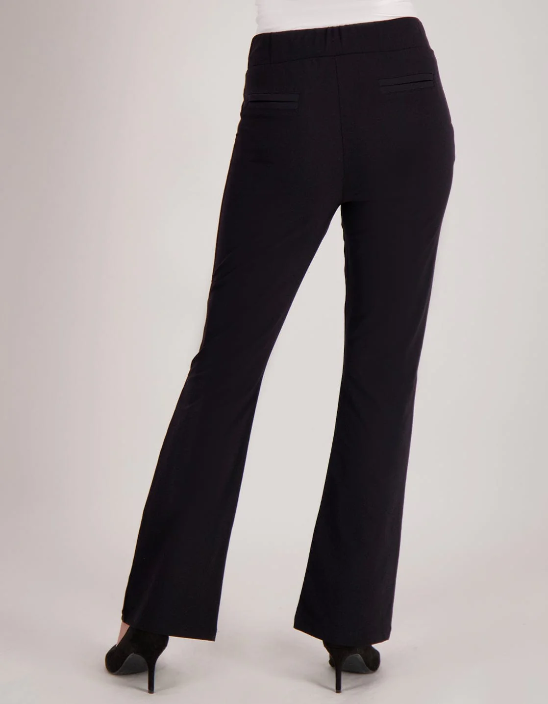 Pant Flare Marise Buttons Travel | Zwart - Image 5