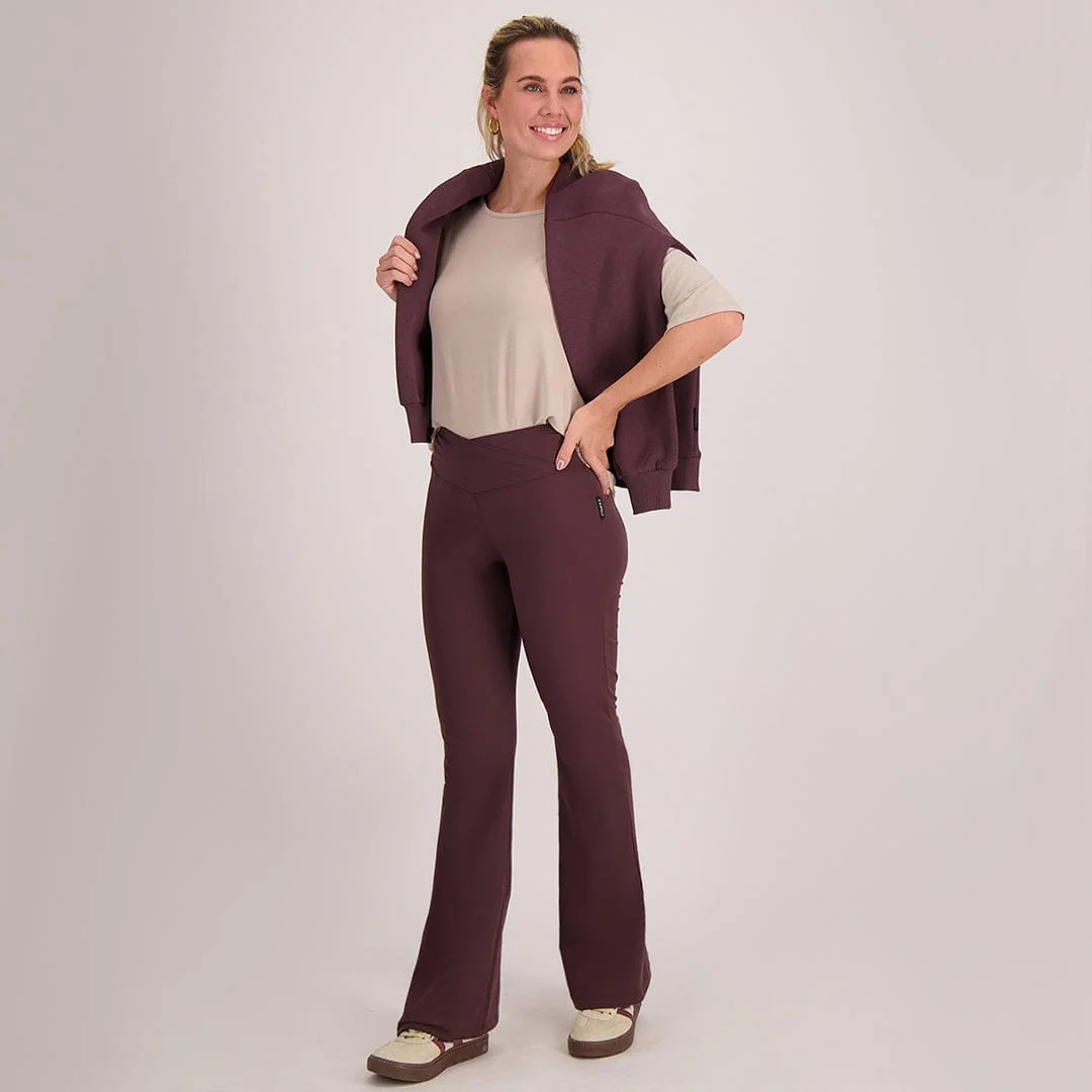Pant Flare Travel | Plum - Image 10