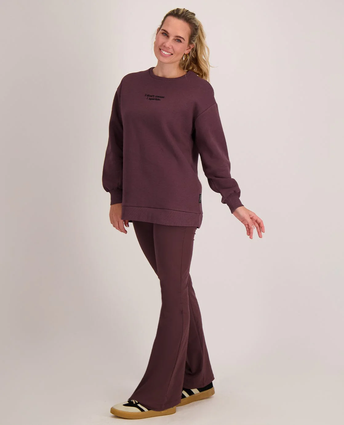 Pant Flare Travel | Plum - Image 8