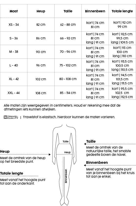 Pant Flare Travel | Zwart - Image 10