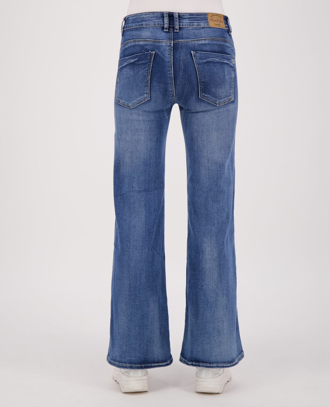 Pant Flare Superstretch Denim | Medium Denim - Image 5