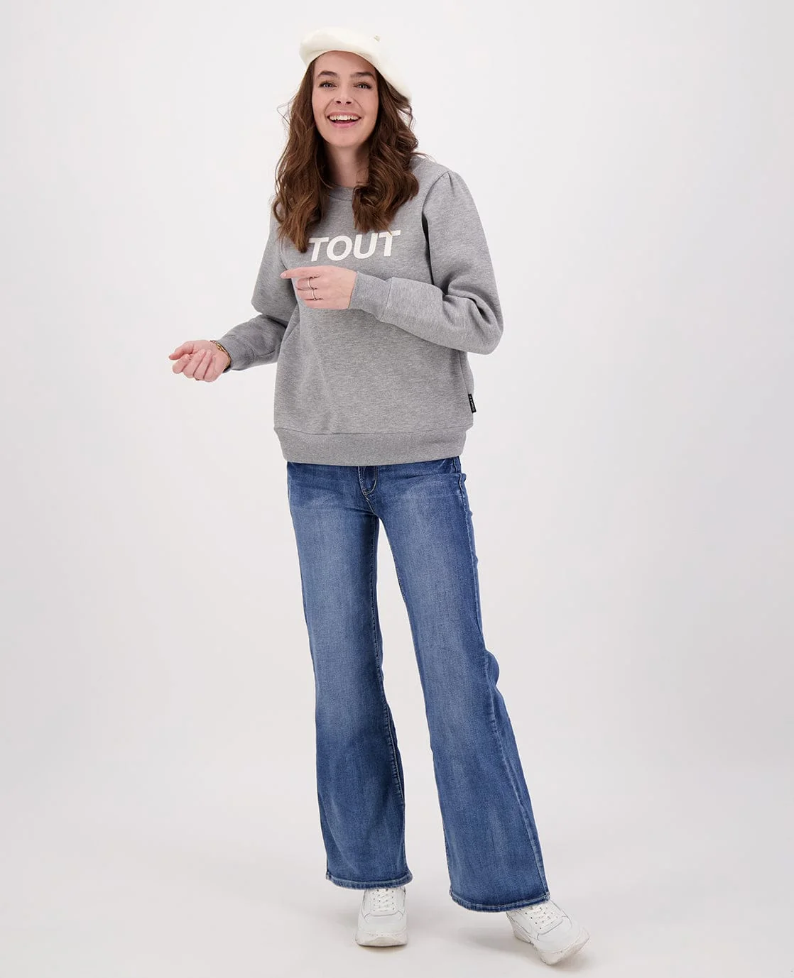 Pant Flare Superstretch Denim | Medium Denim - Image 7