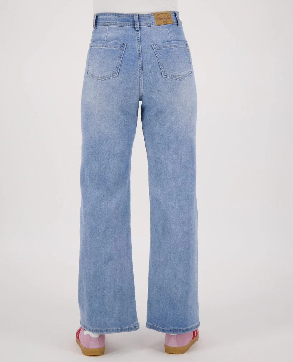 Pant Flare Superstretch Denim | Light Denim - Image 4