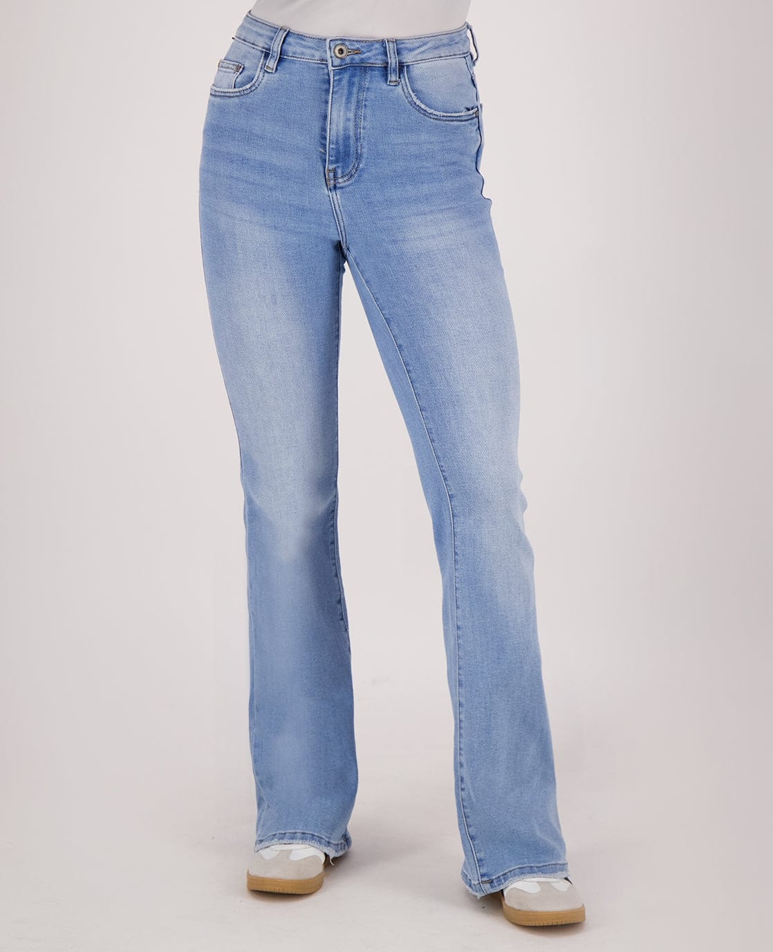 Pant Flare Superstretch Denim | Light Denim - Image 3
