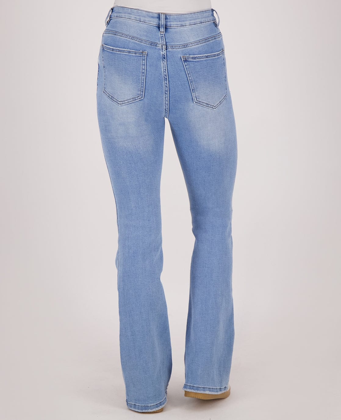 Pant Flare Superstretch Denim | Light Denim - Image 6
