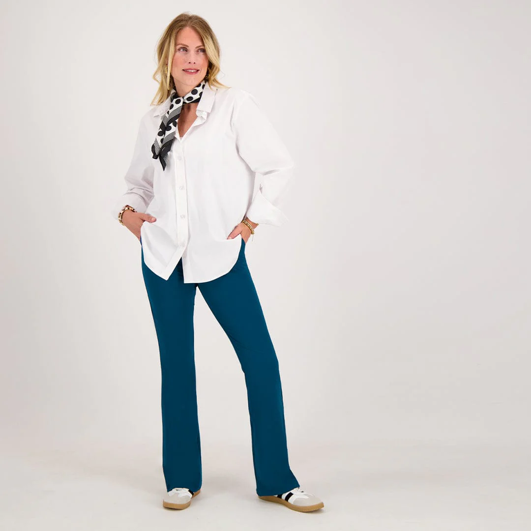 Pant Flare Travel | Moroccan Blue - Image 7