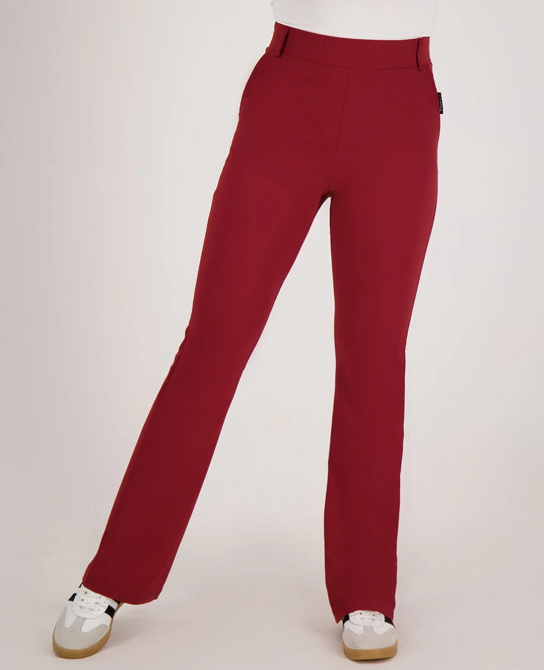 Pant Flare Travel | Ruby Red - Image 3