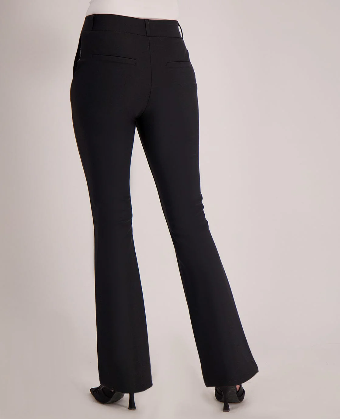 Pant Flare Travel Bonded | Zwart - Image 6