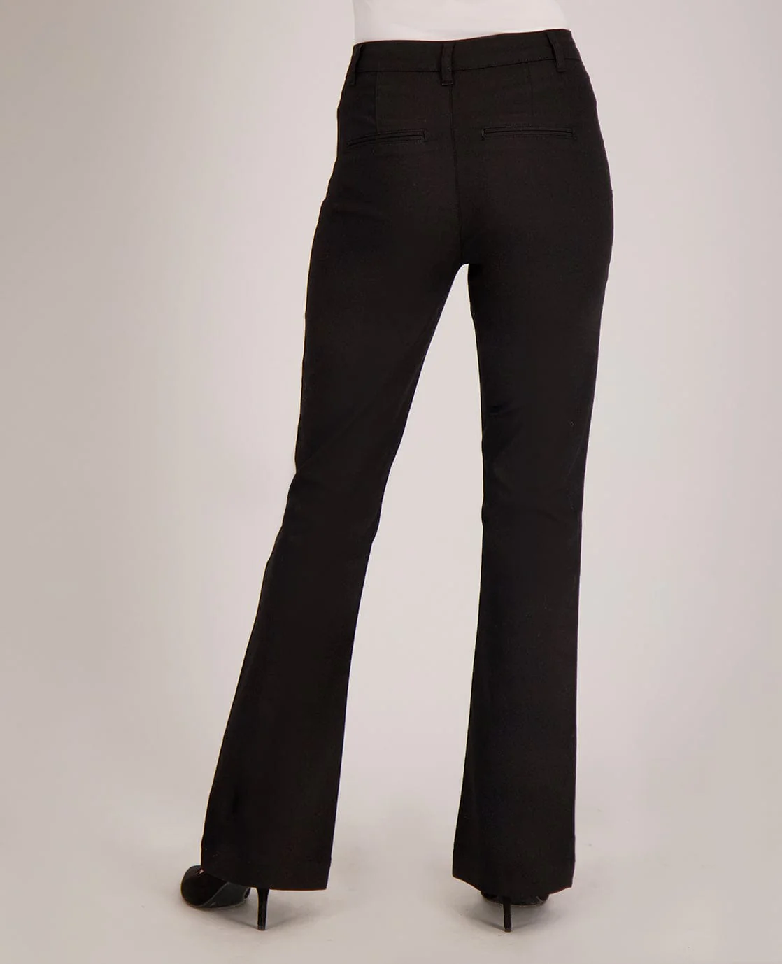 Pant Flare Stretch Denim | Zwart - Image 5
