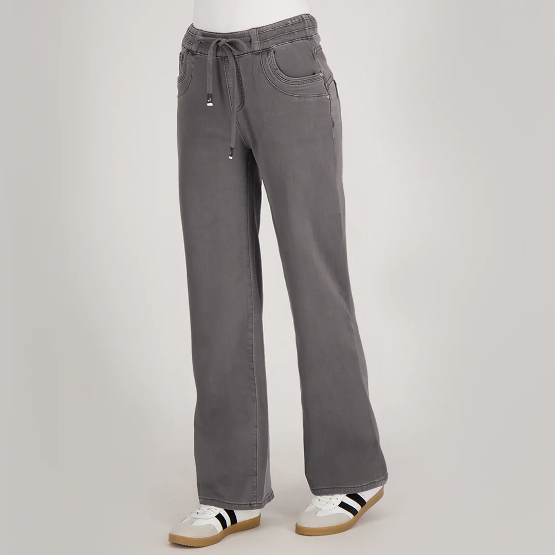 Pant Fleur Jogg Denim | Autumn Grey - Image 2