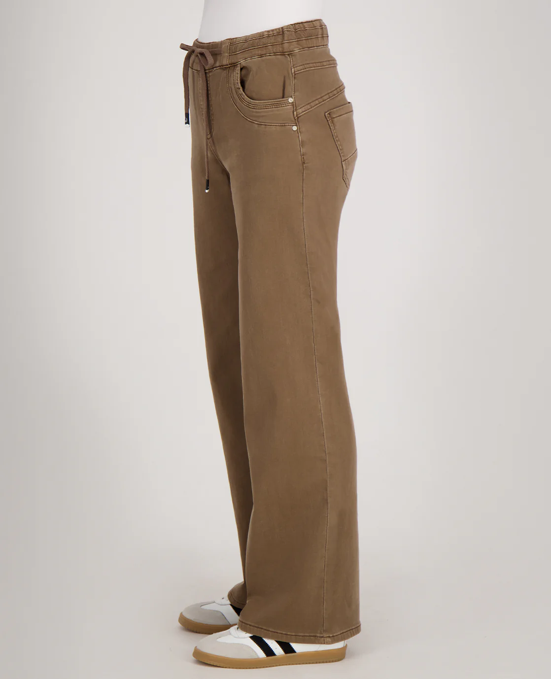 Pant Fleur Jogg Denim | Autumn Taupe - Image 4