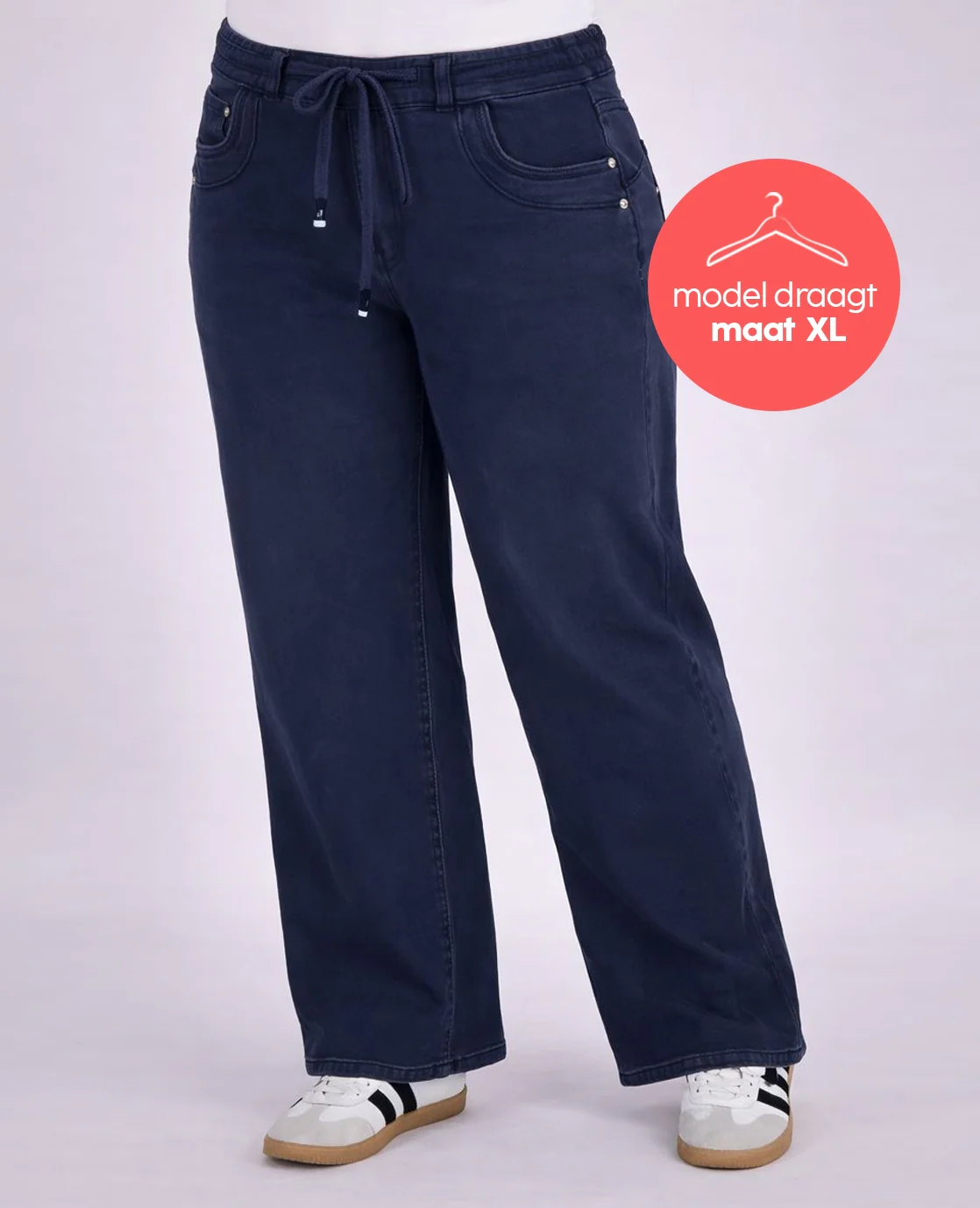 Pant Fleur Jogg Denim | Donkerblauw - Image 7