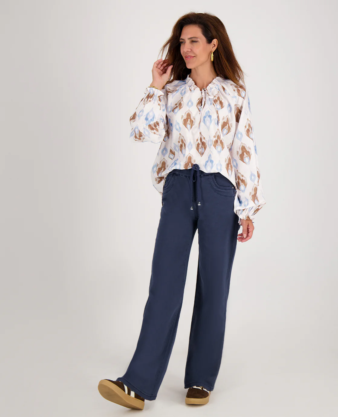 Pant Fleur Jogg Denim | Donkerblauw - Image 9