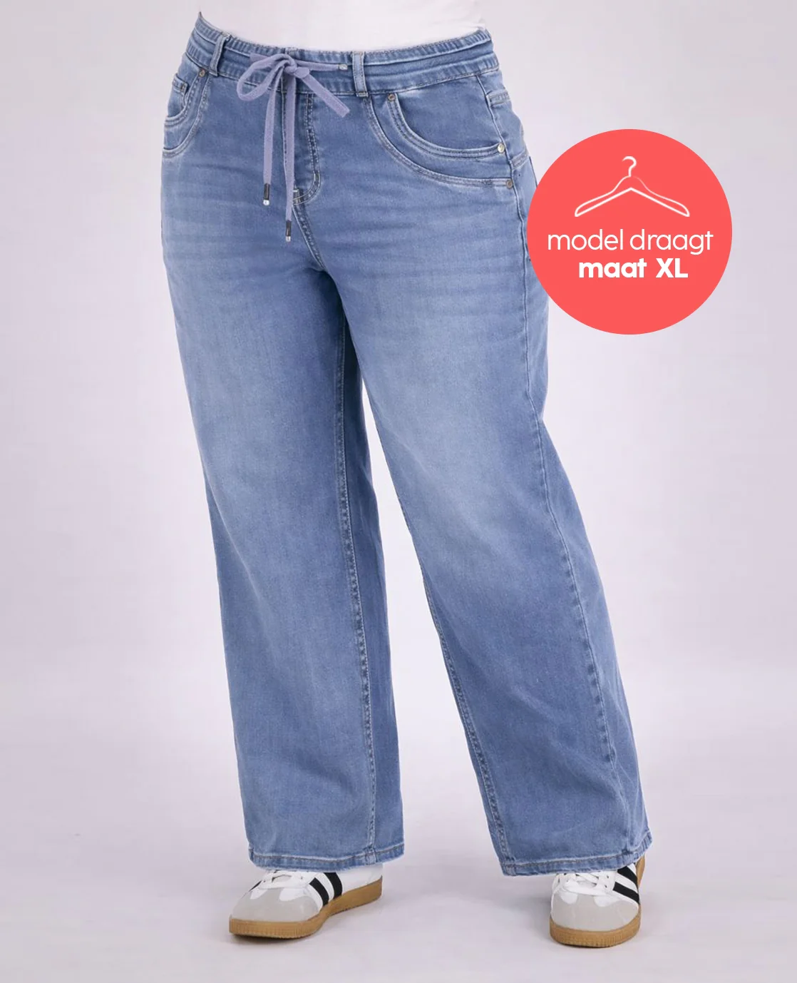 Pant Fleur Jogg Denim | Mid Blue Denim - Image 9
