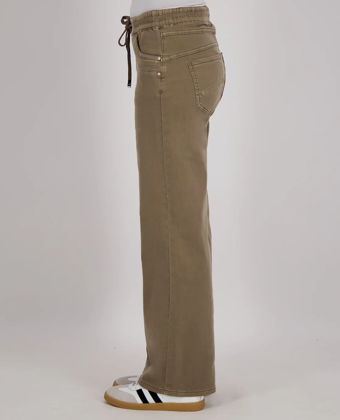 Pant Fleur Jogg Denim | Taupe - Image 3