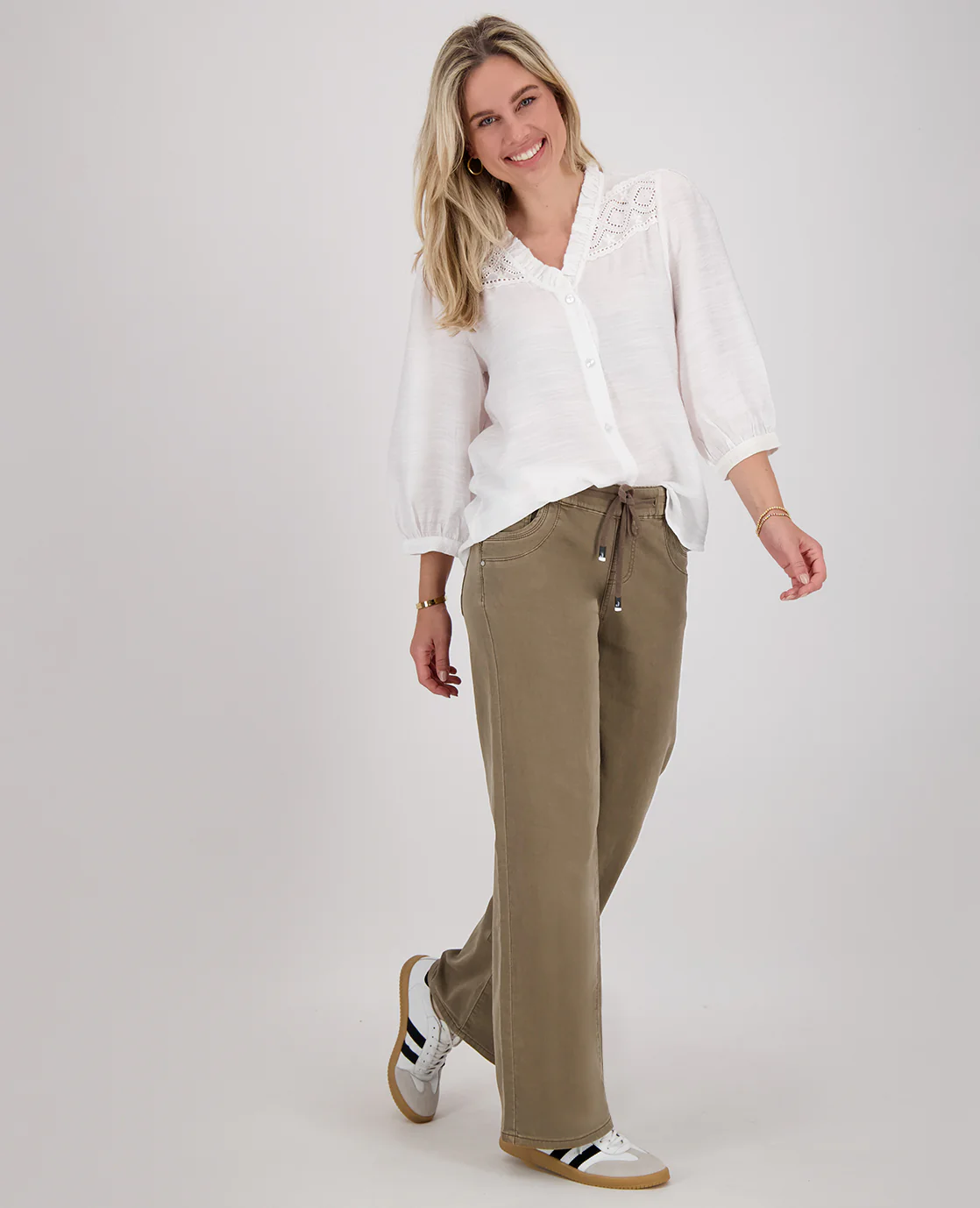 Pant Fleur Jogg Denim | Taupe - Image 9