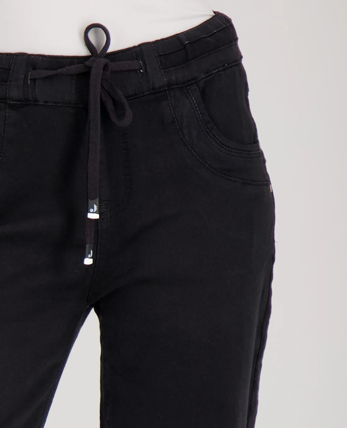 Pant Fleur Jogg Denim | Zwart - Image 3
