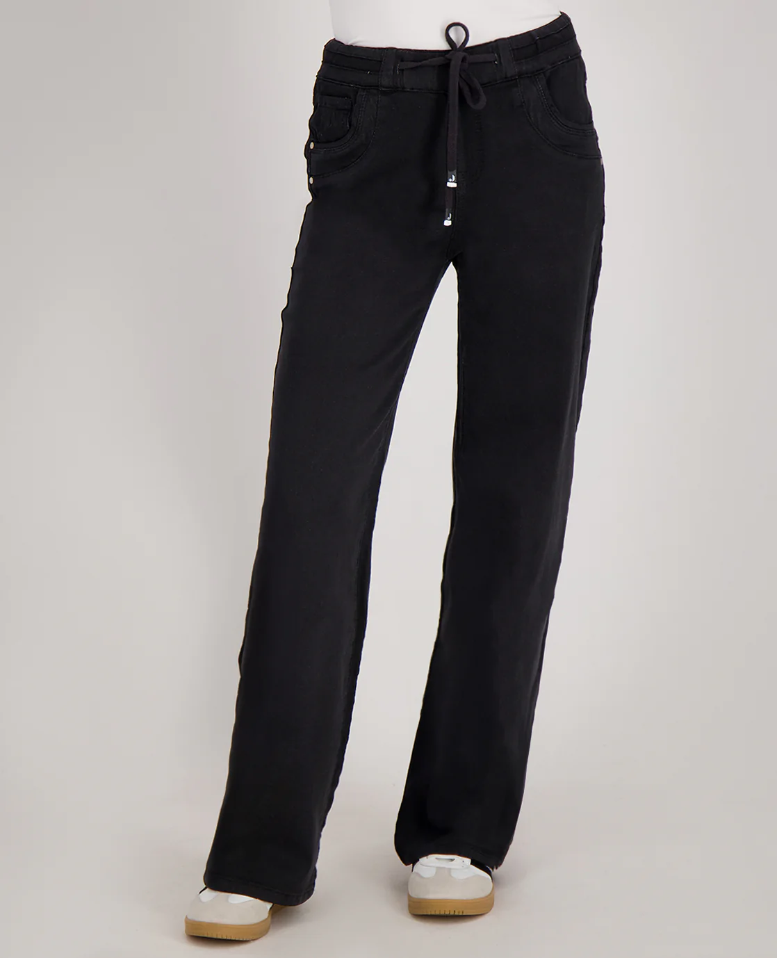 Pant Fleur Jogg Denim | Zwart - Image 4