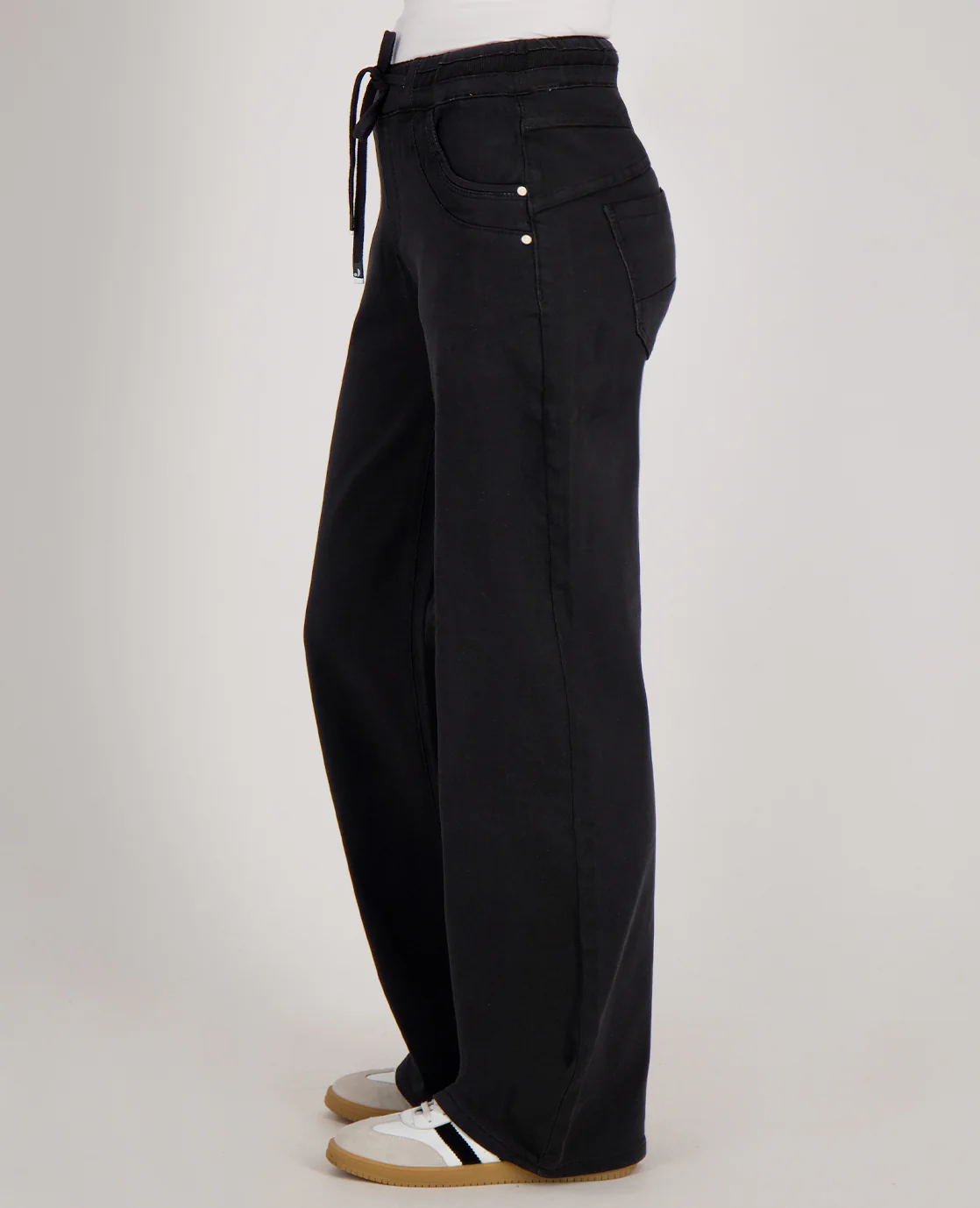 Pant Fleur Jogg Denim | Zwart - Image 5