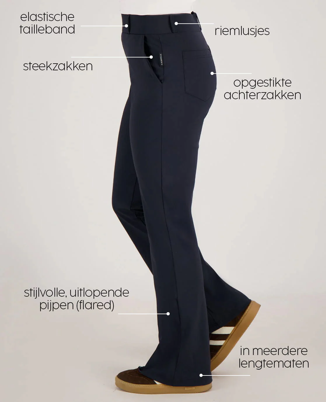 Pant Isa Travel ++++ | Donkerblauw - Image 2