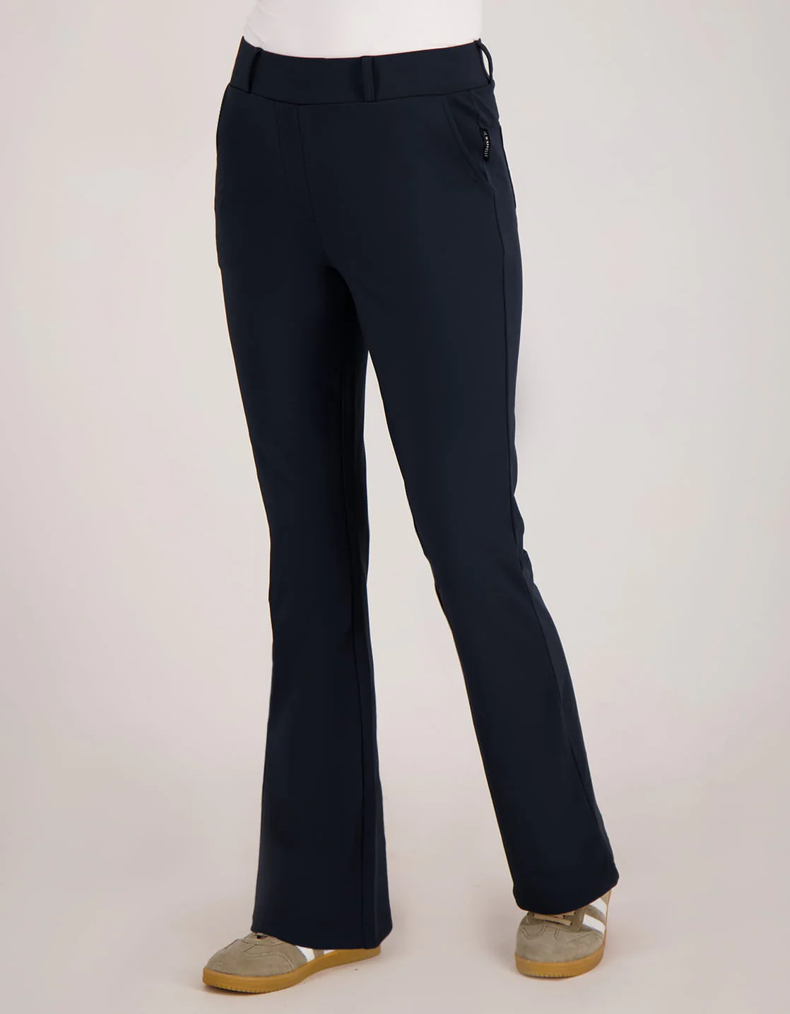 Pant Isa Travel Brushed | Donkerblauw - Image 3
