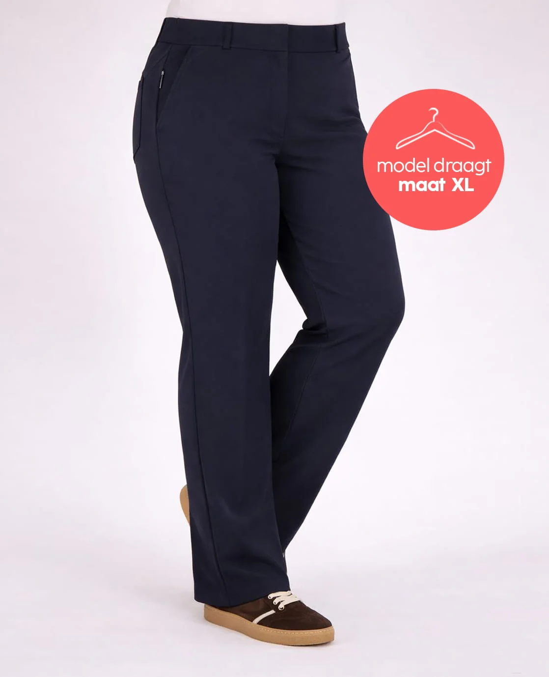 Pant Isa Travel Brushed | Donkerblauw - Image 7