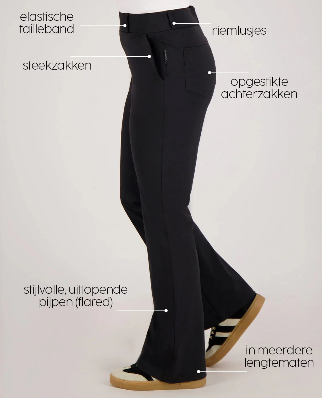 Pant Isa Travel ++++ | Zwart - Image 2
