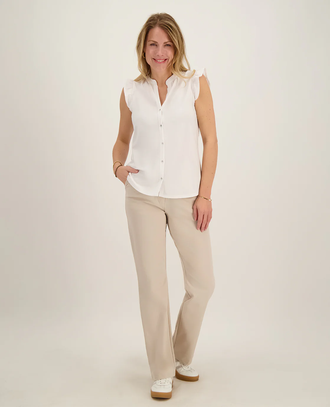 Pant Jasmin Travel ++ | Warm Greige - Image 6