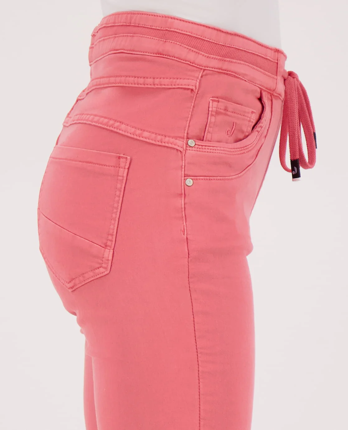 Pant Jogg Denim | Bright Coral - Image 4