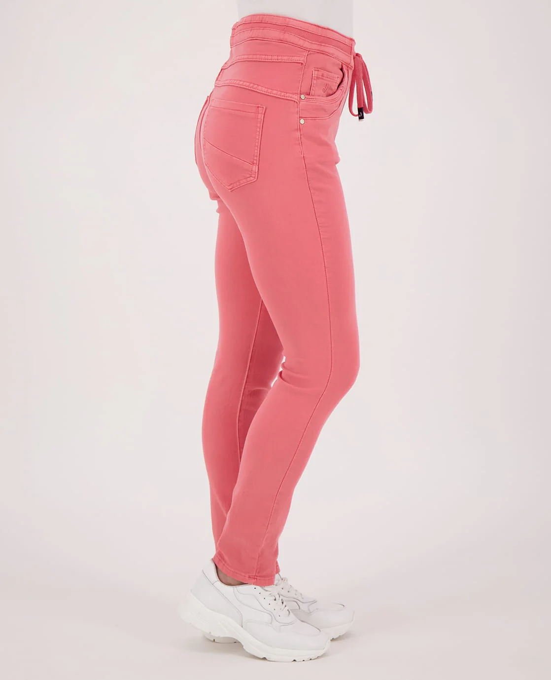 Pant Jogg Denim | Bright Coral - Image 5