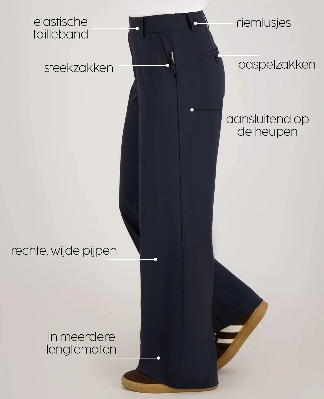 Pant Lizzy Travel ++++ | Donkerblauw - Image 2
