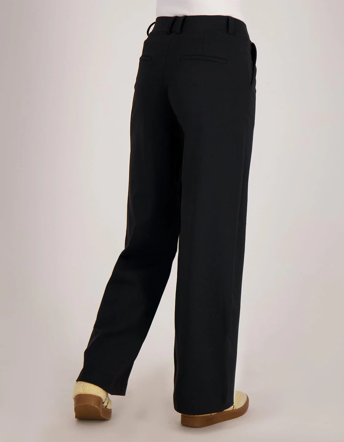 Pant Lizzy Travel Brushed | Zwart - Image 6