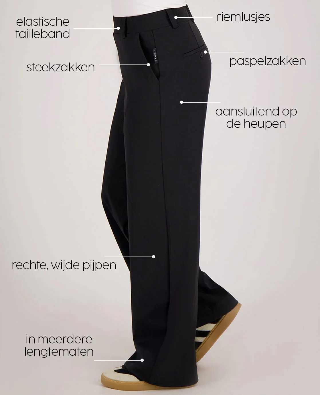 Pant Lizzy Travel ++++ | Zwart - Image 2