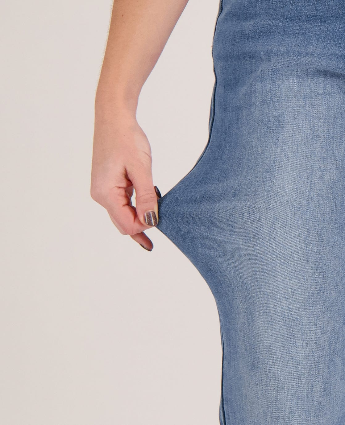 Pant Lou Stretch Denim | Medium Denim Blue - Image 4