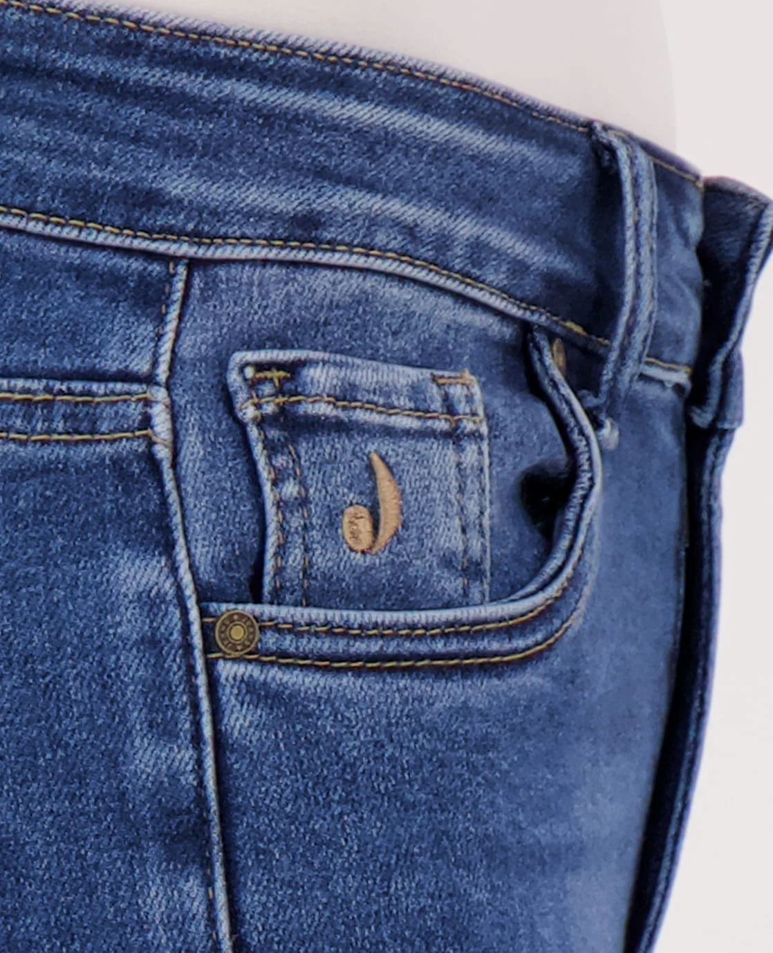 Pant Luna Superstretch Denim | Dark Blue Denim - Image 4